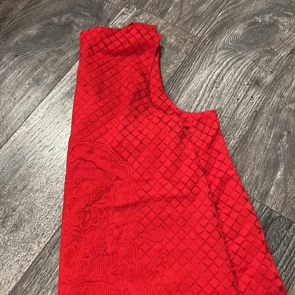 Max studio dress size small red lined - Picture 6 of 6